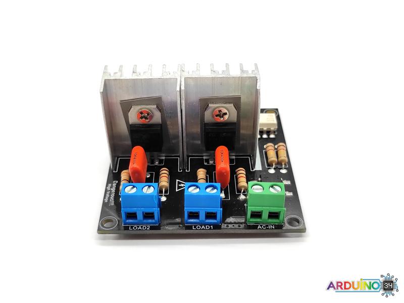 Модуль управления нагрузкой переменного тока Mod-Dimmer-5A-2L