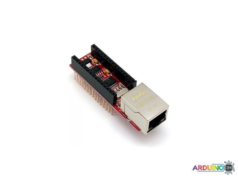 Шильд Ethernet ENC28J60 HW-224 для Arduino Nano